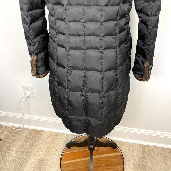 Laundry By Shelli Segal Down Puffer Coat In Black Size Large - Picture 11 of 13